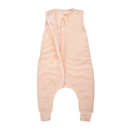 Saco pijama con pies Waffle Rosa - Bimbidreams