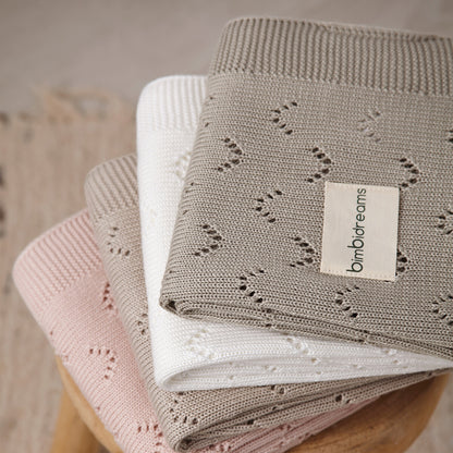 Toquilla Tricot bambú Blanca - Bimbidreams