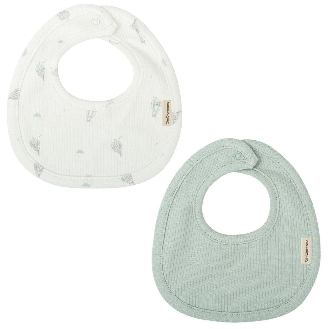 Babero pack 2 Blue Sky - Bimbidreams