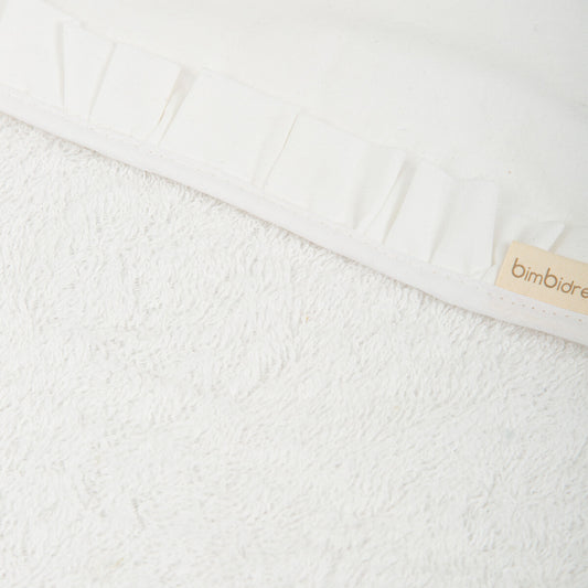 Capa de baño bebé 100x100 Stone Washed Blanco - Bimbidreams