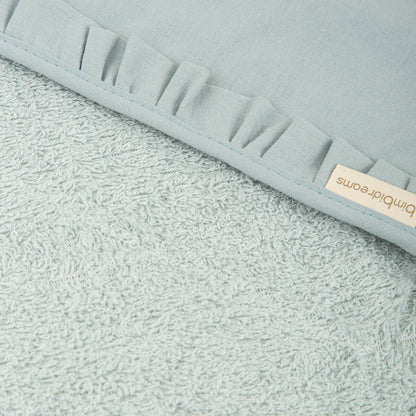 Capa de baño bebé 100x100 Stone Washed Azul - Bimbidreams