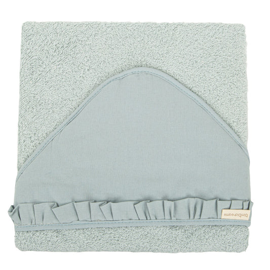 Capa de baño bebé 100x100 Stone Washed Azul - Bimbidreams