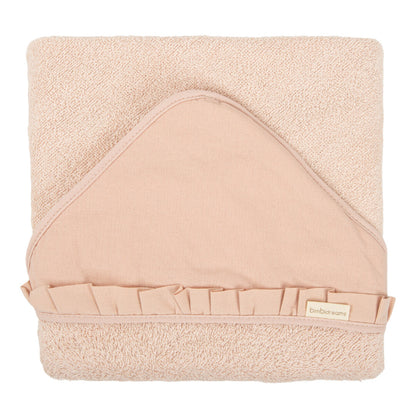Capa de baño bebé 100x100 Stone Washed Rosa - Bimbidreams