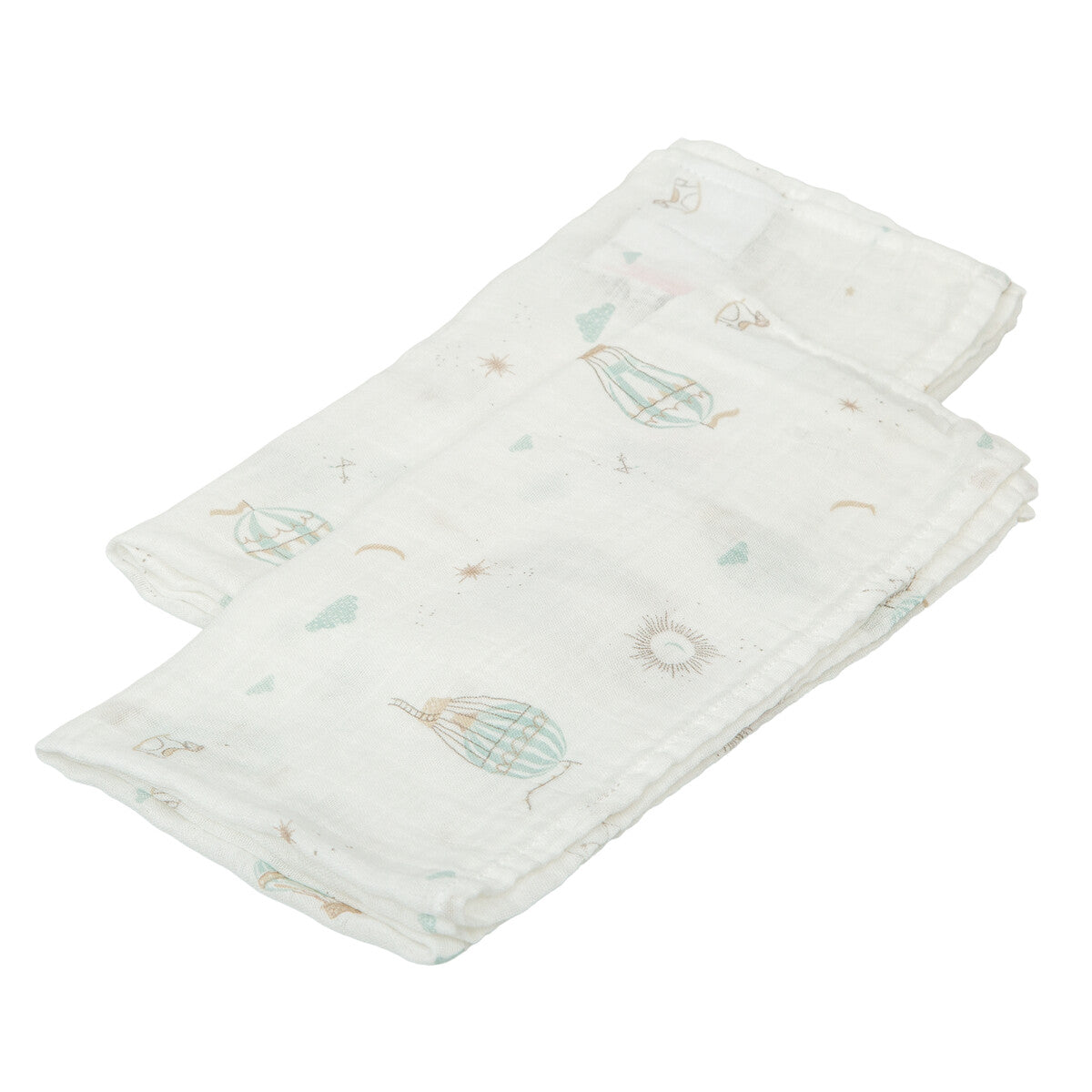 Muselinas Bambú pack 2 Blue Sky - Bimbidreams
