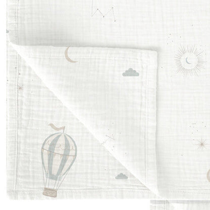 Muselinas Bambú pack 2 Blue Sky - Bimbidreams