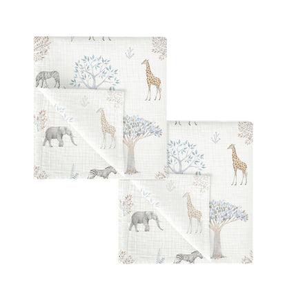 Muselinas Bambú pack 2 Tanzania - Bimbidreams