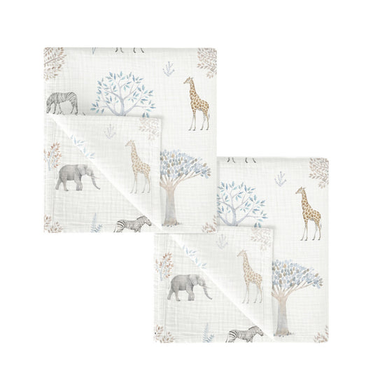Muselinas Bambú pack 2 Tanzania - Bimbidreams