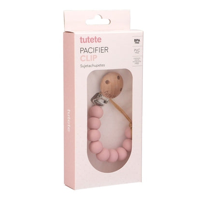 Chupetero Silicona Pure Pink - Tutete