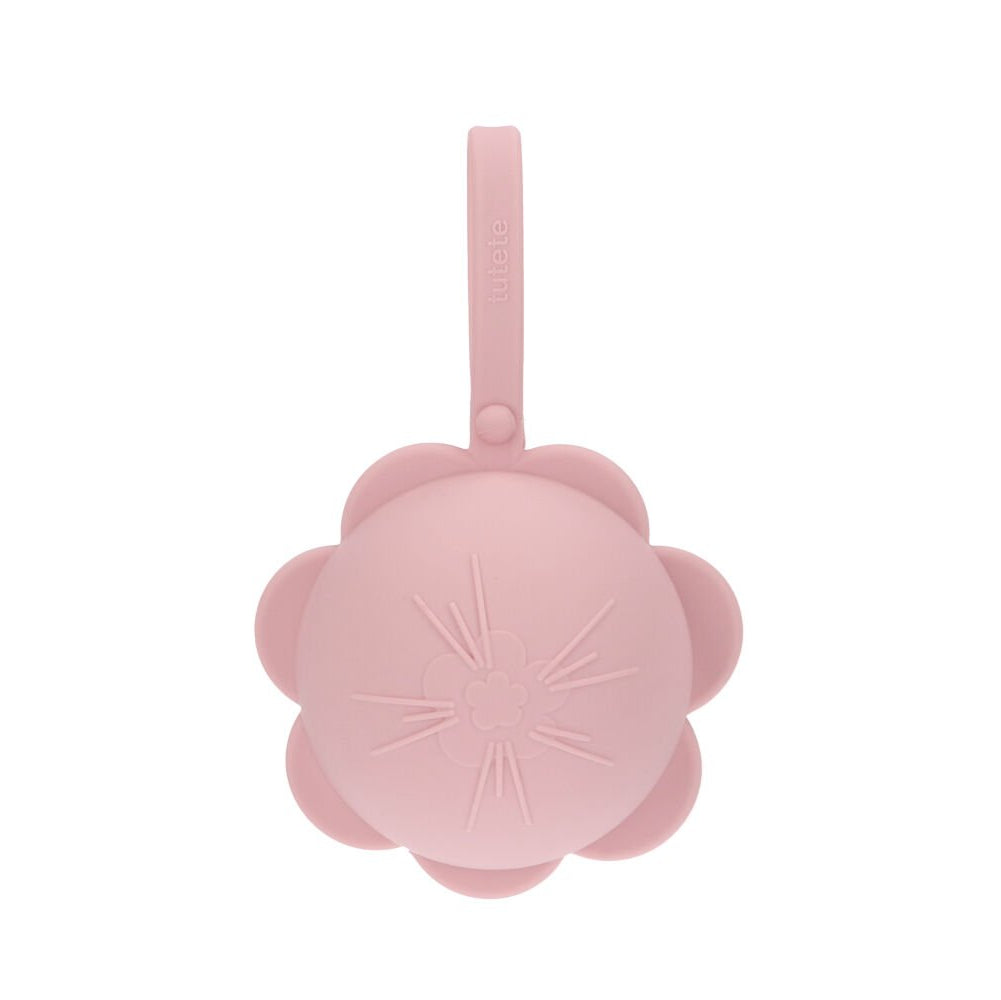 Portachupetes Silicona Flor Pink - Tutete