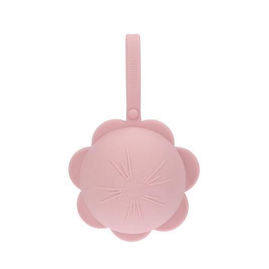 Portachupetes Silicona Flor Pink - Tutete