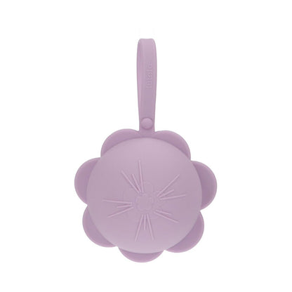 Portachupetes Silicona Flor Lilac - Tutete