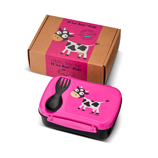 Caja de Almuerzo N'ice Box Kids Vaca Purple - Carl Oscar