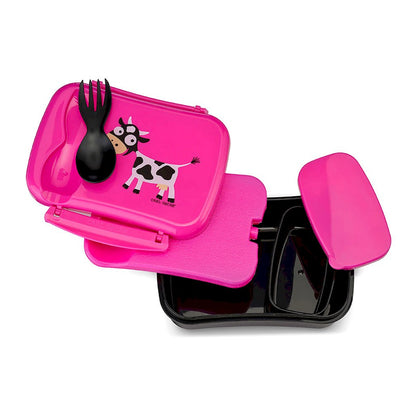 Caja de Almuerzo N'ice Box Kids Vaca Purple - Carl Oscar