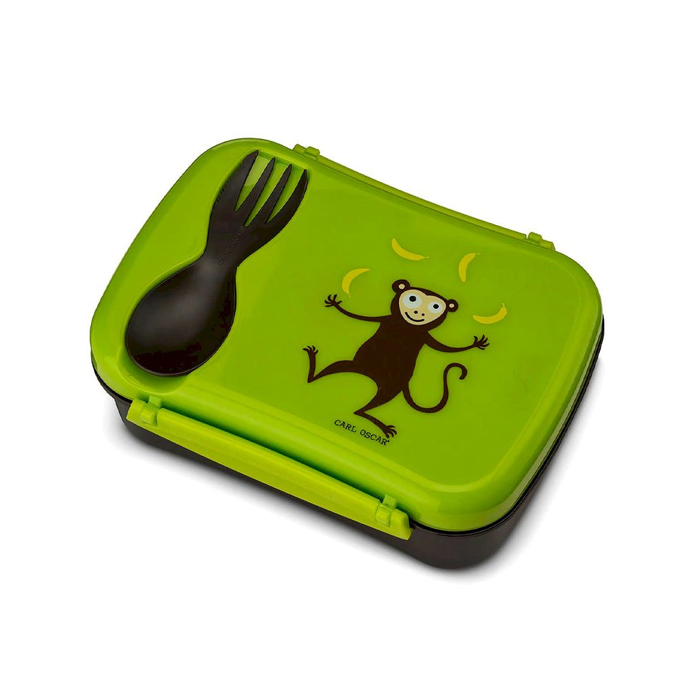 Caja de Almuerzo N'ice Box Kids Mono Lime - Carl Oscar
