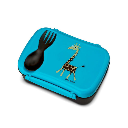 Caja de Almuerzo N'ice Box Kids Jirafa Turquoise - Carl Oscar