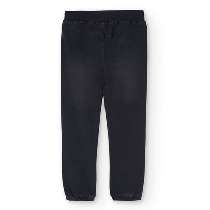 Pantalón denim bolsillos black niño