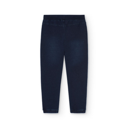 Pantalón felpa denim niño dark blue - Boboli