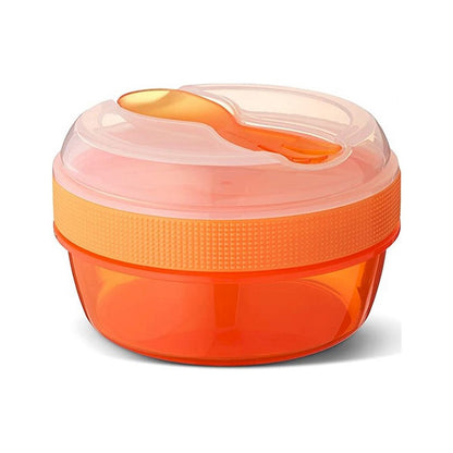 Caja Almuerzo con Tapa Refrigerante N'ice Cup Naranja - Carl Oscar