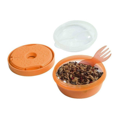 Caja Almuerzo con Tapa Refrigerante N'ice Cup Naranja - Carl Oscar