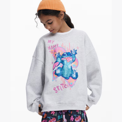 Sudadera Stitch™ glitter - Desigual