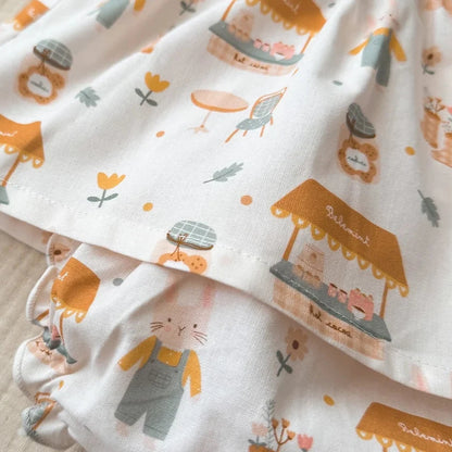 Cubrepañal Menta y Chocolate Bebemint