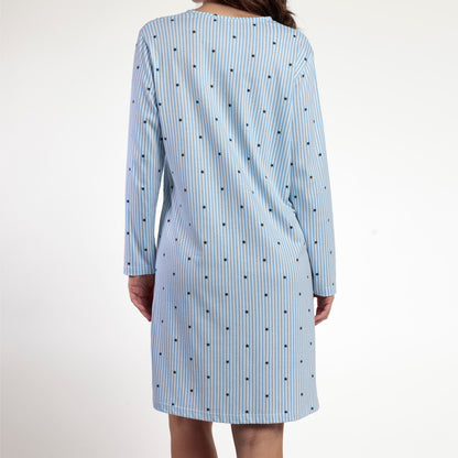 Camisola manga larga Stripes and Stars azul - Admas