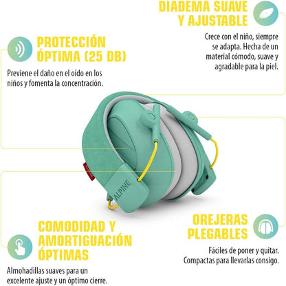 Cascos Muffy Kids Menta – Alpine