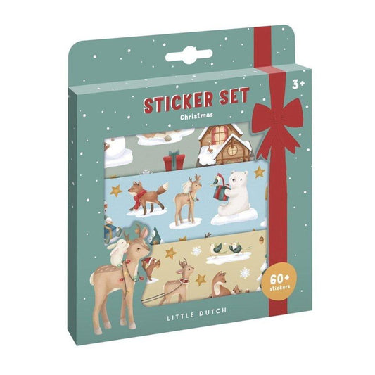 Set pegatinas Navidad Little Dutch