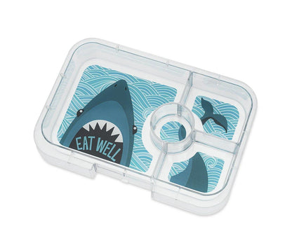 Caja almuerzo panino 4C blue Shark - Yumbox