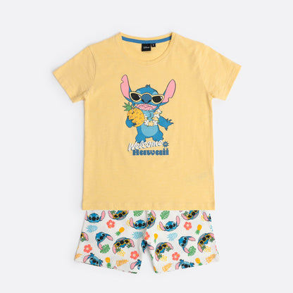 Pijama niño manga corta Tropical Stitch - Admas