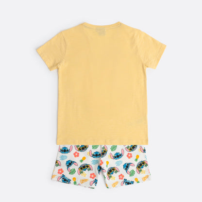Pijama niño manga corta Tropical Stitch - Admas