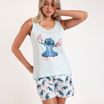 Pijama sin manga Stitch - Admas