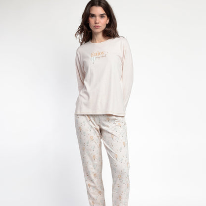 Pijama manga larga Enjoy Every Moments - Admas