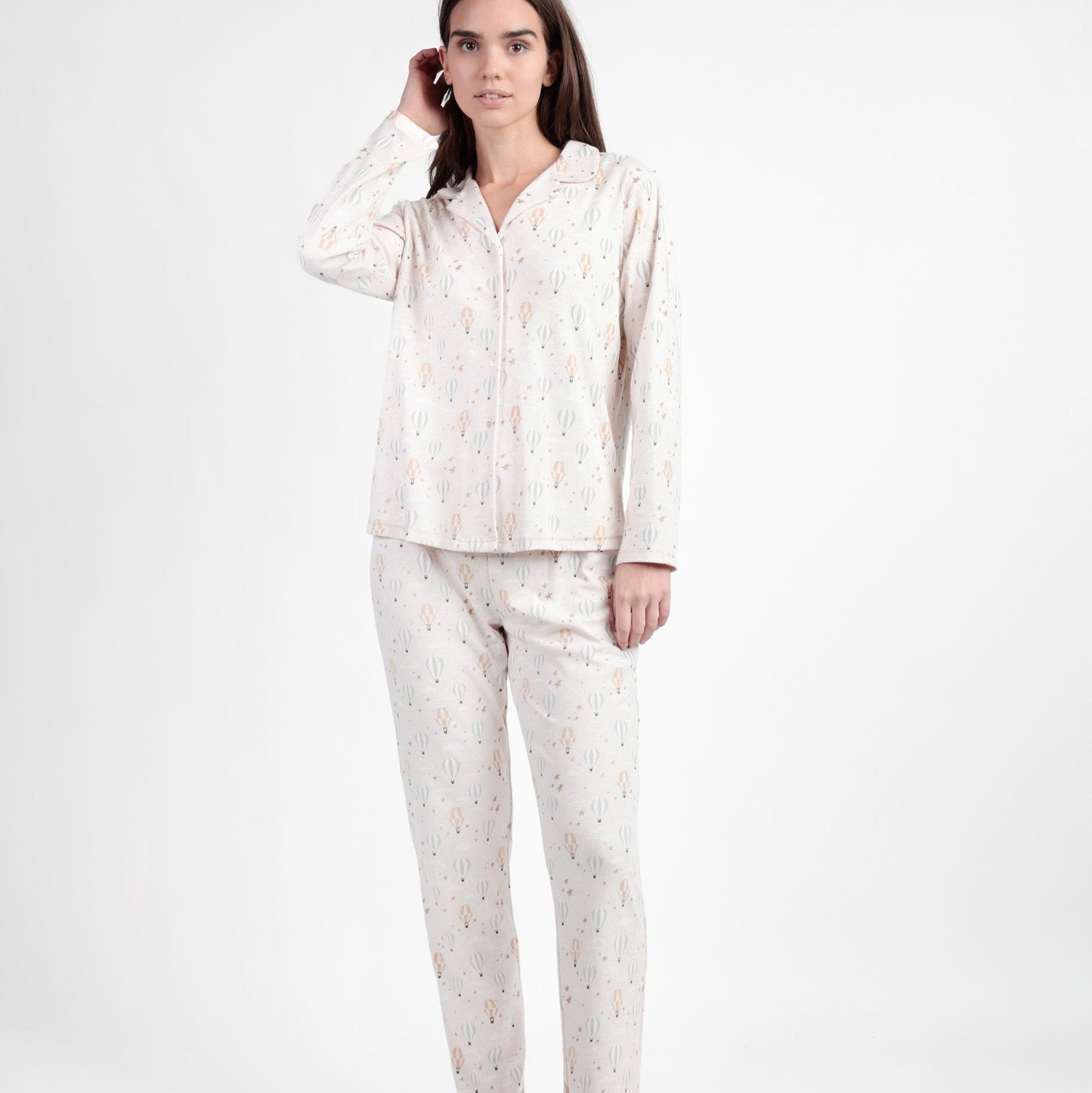 Pijama abotonado manga larga Enjoy Every Moments - Admas