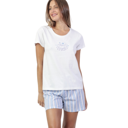 Pijama manga corta Good Night - Admas