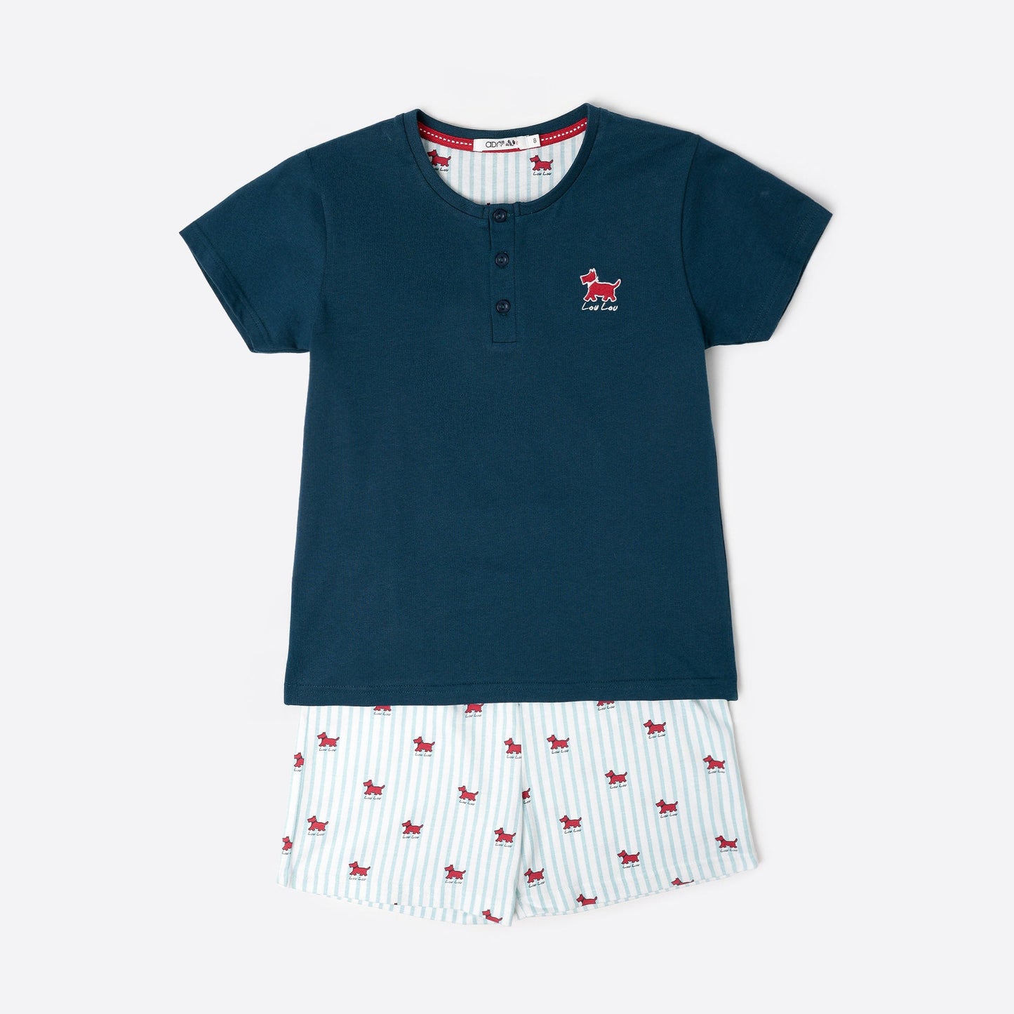 Pijama Manga Corta Lou Lou Stripes Niño - Admas