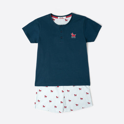 Pijama Manga Corta Lou Lou Stripes Niño - Admas