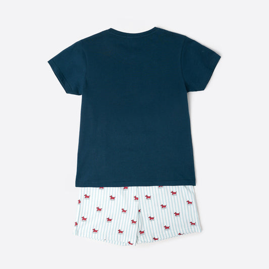 Pijama Manga Corta Lou Lou Stripes Niño - Admas