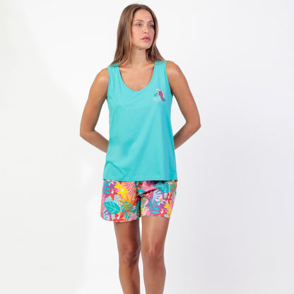 Pijama Sin mangas Tropical Summer - Admas