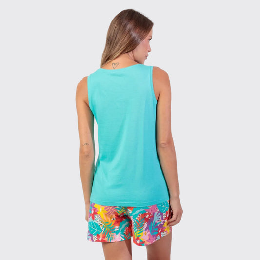 Pijama Sin mangas Tropical Summer - Admas