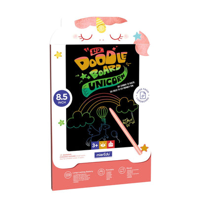 Pizarra de dibujo y escritura LCD Unicorn MierEdu