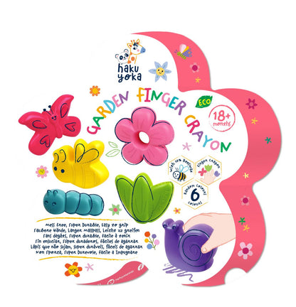 Crayones dedo Jardín Haku Yoka