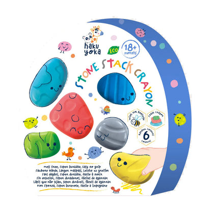 Crayones dedo Piedras Haku Yoka