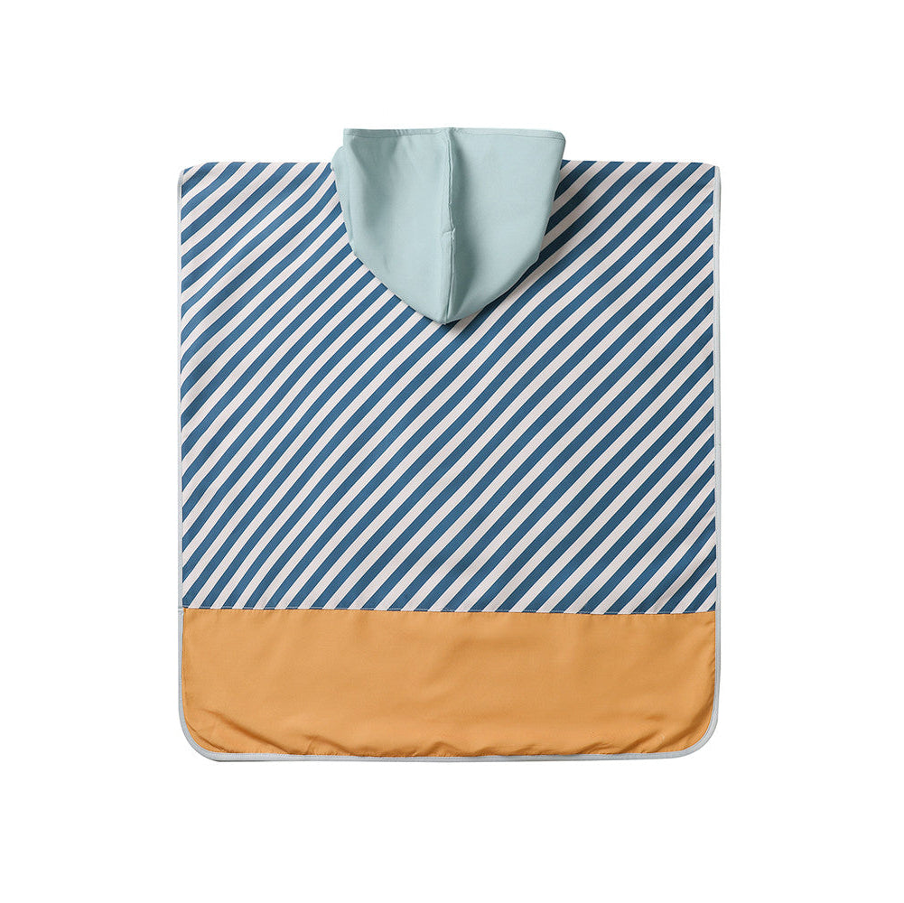 Poncho de Playa Stripes Blues & Beyond - Monnëka