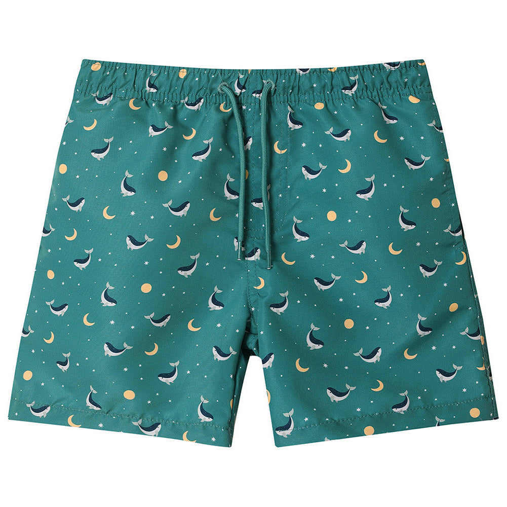 Bañador Boy Whale Teal - Monnëka