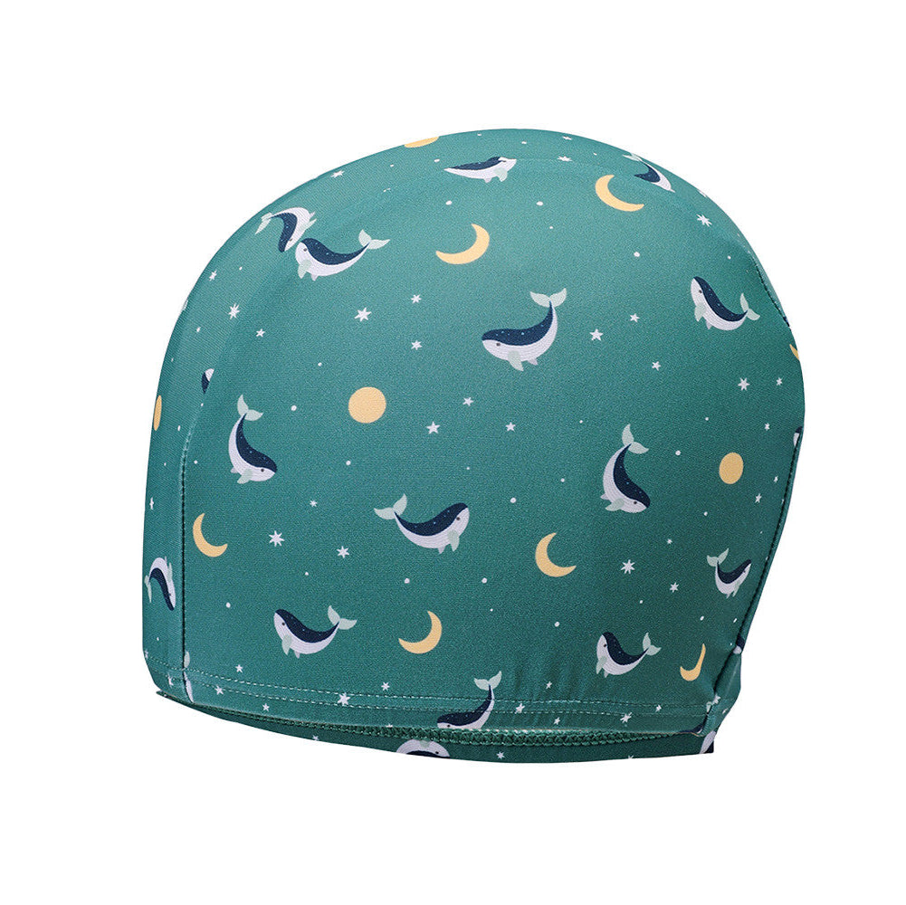 Gorro Natación Infantil Whale Teal - Monnëka