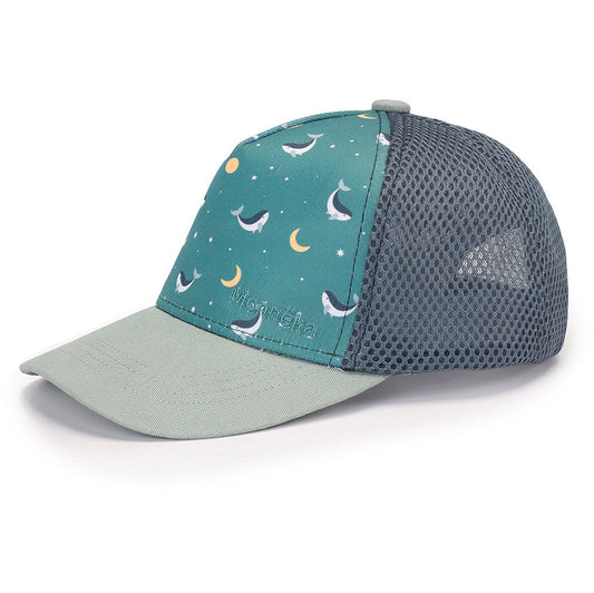 Gorra Whale Teal - Monnëka