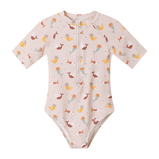 Bañador con Cremallera Mermaid Cats - Monnëka