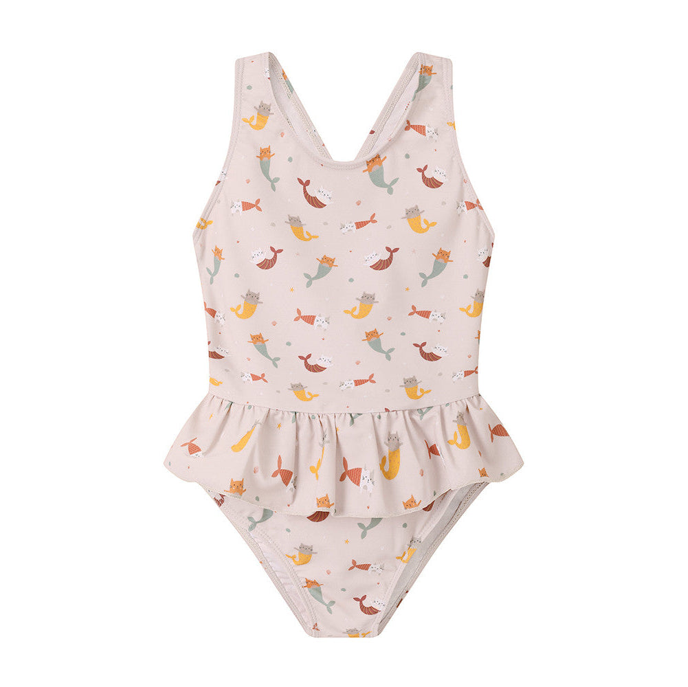 Bañador Cruzado con Volantes Mermaid Cats - Monnëka