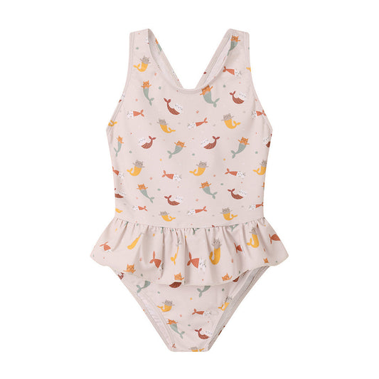 Bañador Cruzado con Volantes Mermaid Cats - Monnëka